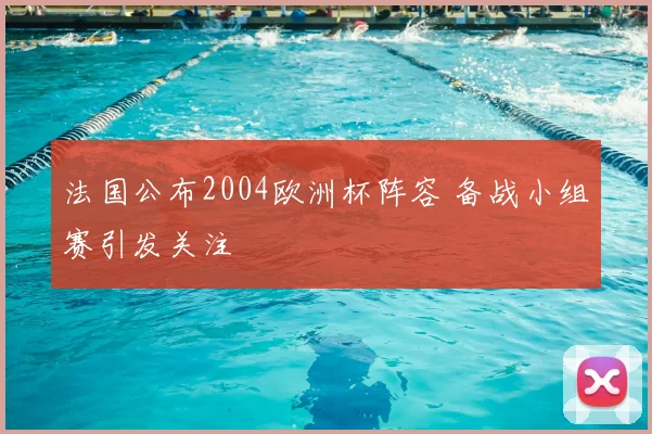 法国公布2004欧洲杯阵容 备战小组赛引发关注
