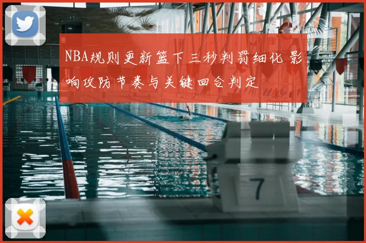 NBA规则更新篮下三秒判罚细化 影响攻防节奏与关键回合判定
